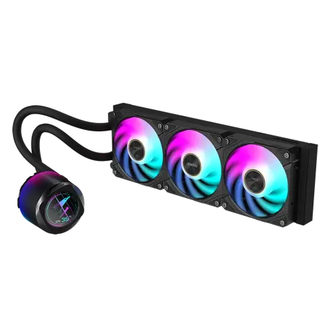 AORUS WATERFORCE X II 360 Liquid CPU Cooler w/ LCD