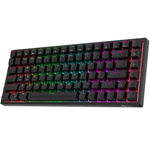 RK84 Wireless 75% Layout RGB Black Mechanical Keyboard