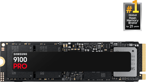 1TB SAMSUNG 9100 PRO m.2 Solid State Drive, PCIE Gen 5, 14,800MB/s