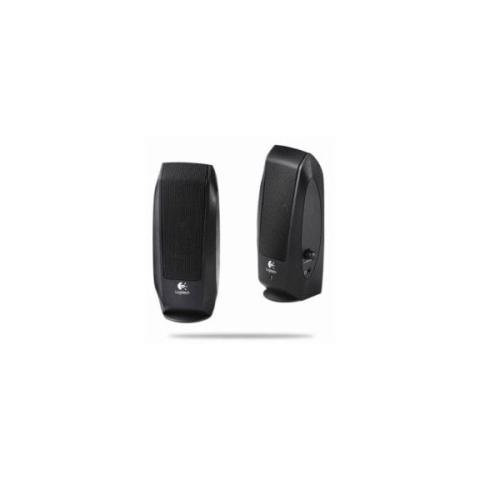 Logitech S-150 2.0 2-PC Stereo Speakers System Black