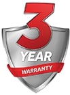 3 year warranty